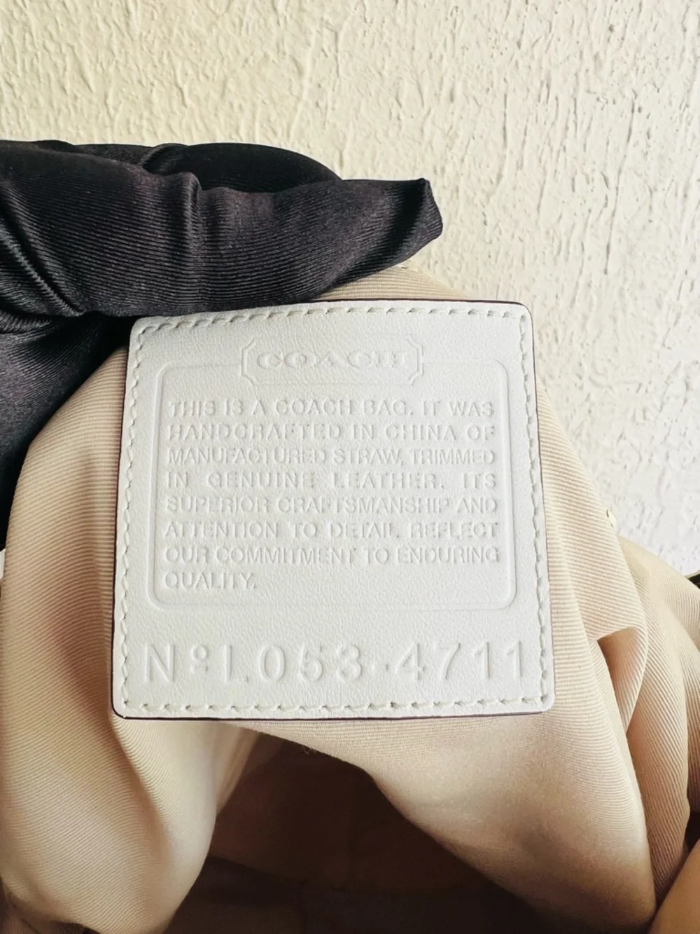 Coach Vintage Soho Angora Straw & Braided Leather Hobo Shoulder Bag - Picture 7 of 8